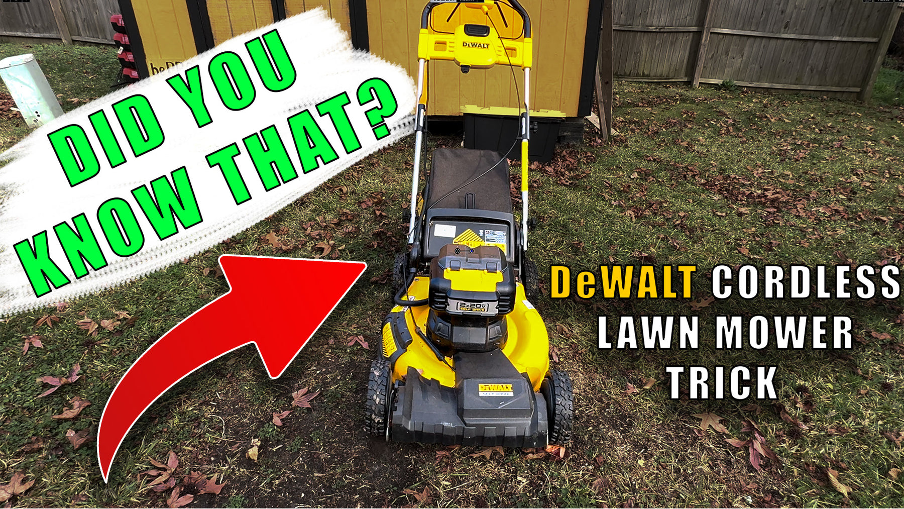 Discovering the Untapped Capabilities of the DeWALT DCMWSP244 Cordless Lawnmower