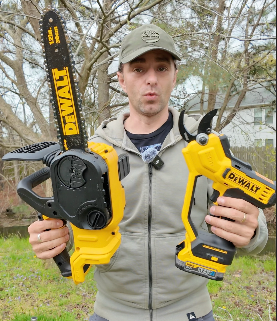 ( Great pice ) What you will choose ? Cordless DeWALT chain saw vs Cor