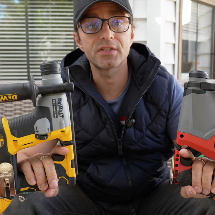 Milwaukee 2908 vs. DeWalt DCH172: Which Compact SDS Plus Rotary Hammer Wins?