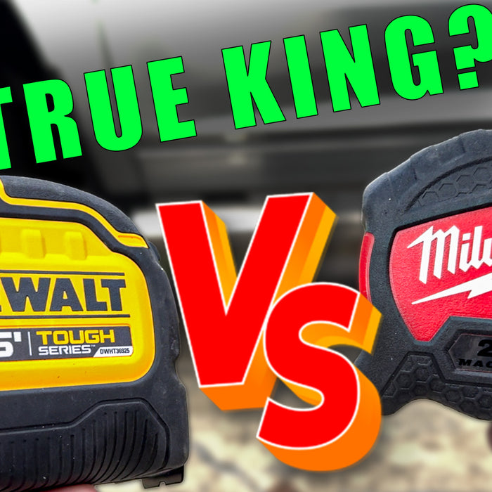 Battle of the Tape Measures: Is DeWALT Tougher or Does Milwaukee STUD Reign Supreme?