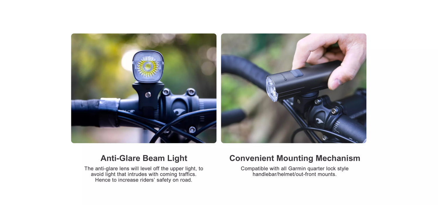 Olight RN 1500 Bike Front Light Gray