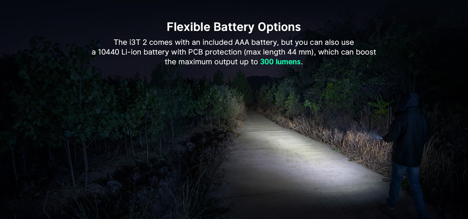 Olight i3T 2 EOS Zombie Green EDC Flashlight (I3T2ZOMG)
