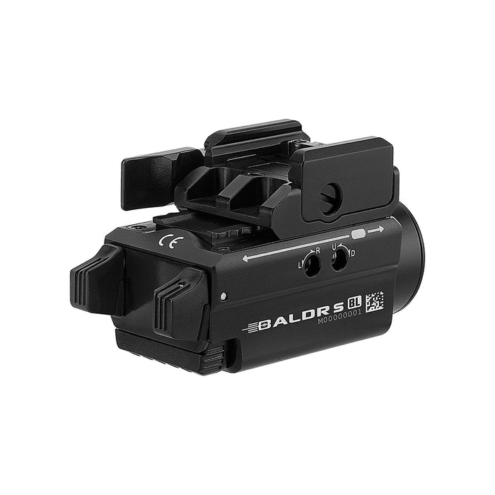 Olight Baldr S Rail Black with Green laser Mounted Light 800 Lumens (BALDRSBK)