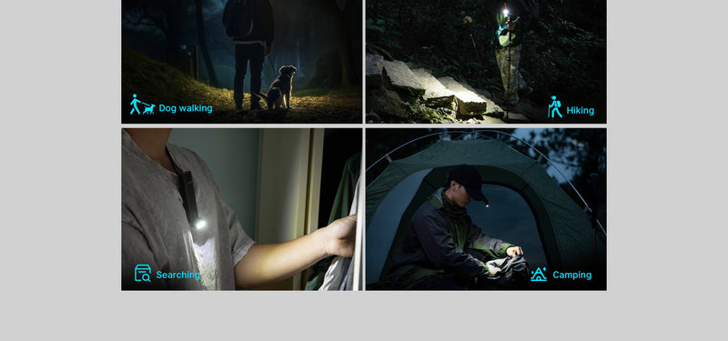 Olight Arkflex Black Adjustable Right Angle Flashlight (ARKFLEXBK)