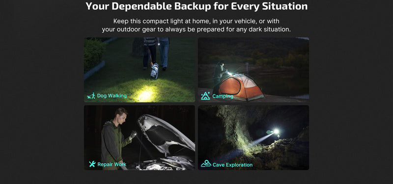 Olight Baton Turbo Black EDC Flashlight (BATONTURBOBKCW)
