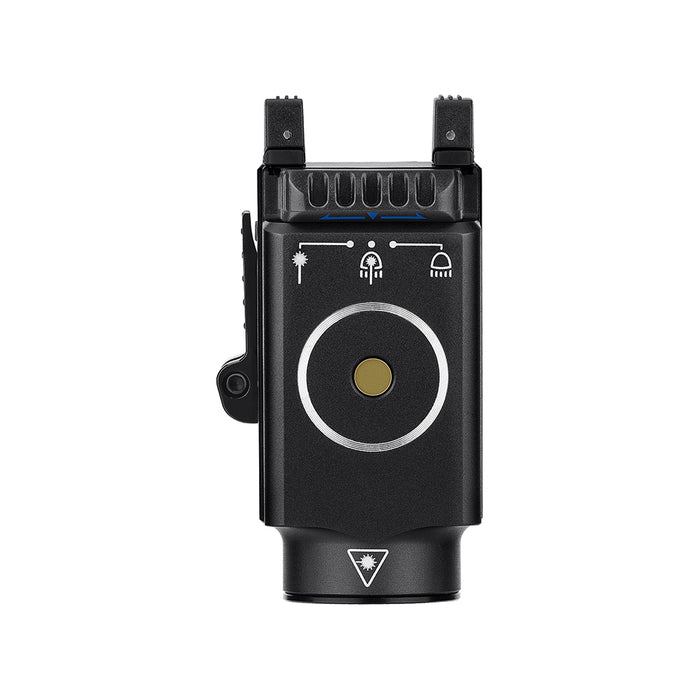 Olight Baldr S Rail Black with Green laser Mounted Light 800 Lumens (BALDRSBK)