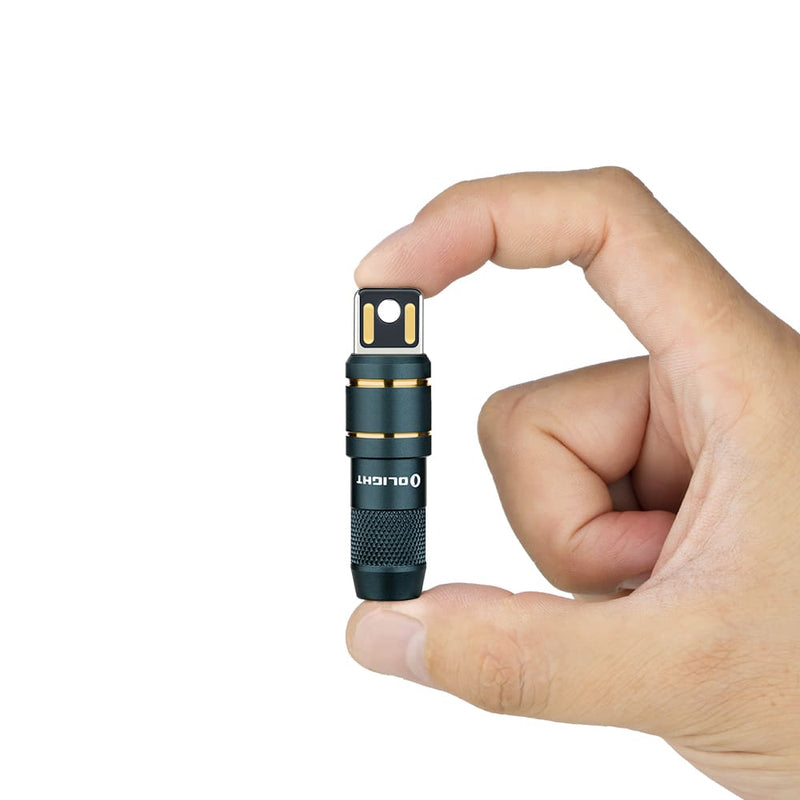 Olight imini 2 50 Lumens Rechargeable Magnetic Mini Flashlight Dream Blue