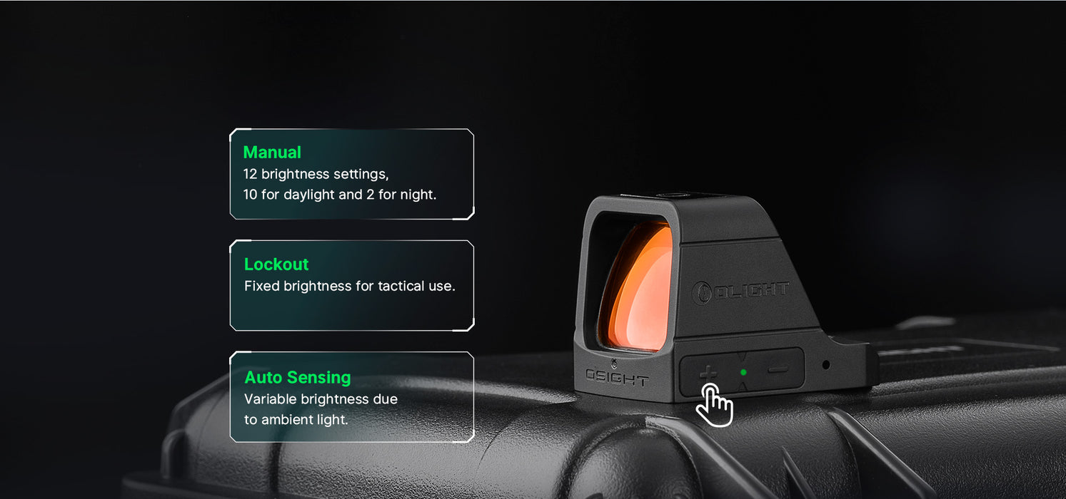 Olight Osight RD 3 Black MOA with Magnetic Charging Cover (OSIGHTRD)
