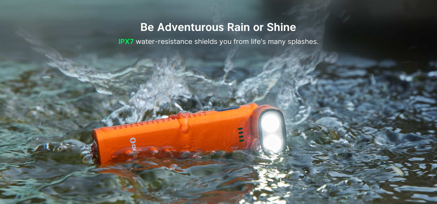 Olight Arkflex Adjustable Orange Skeleton EDC Flashlight (ARKFLEXOGSKT)