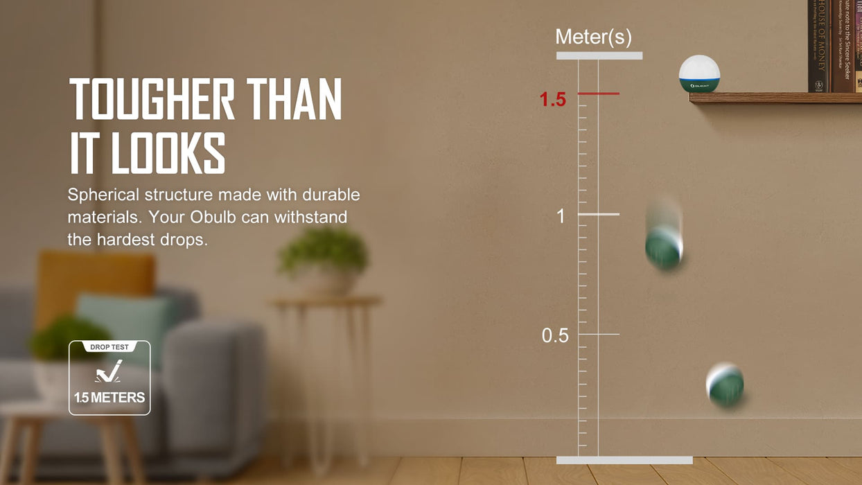 Olight Obulb Basalt Grey Wireless Ball Light (OBULBGY)