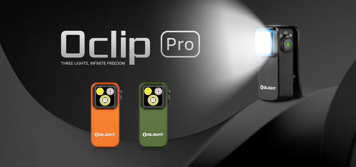Olight Oclip Pro Black Clip Light (OCLIPPROBK)