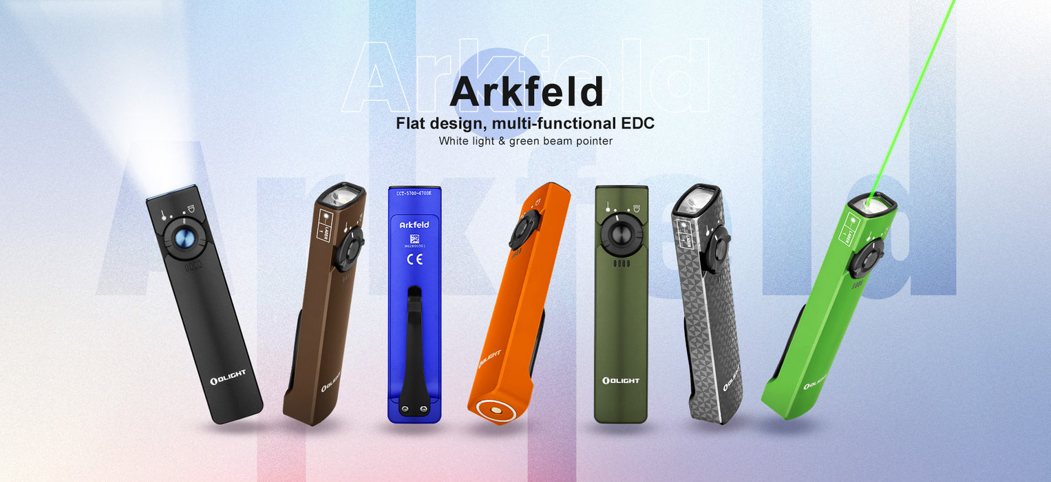 Olight Arkfeld CW Light EDC Flashlight Orange (ARKFELDOGCW)