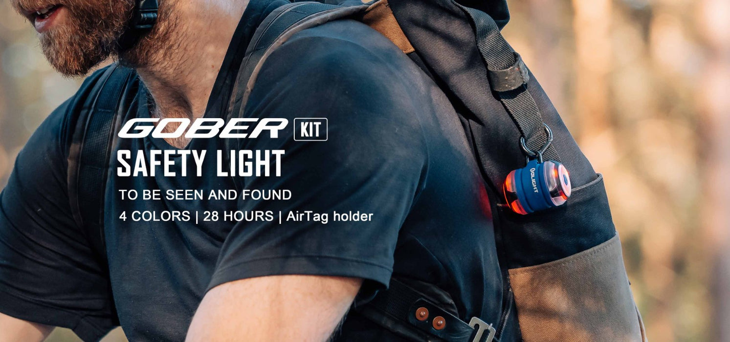 Olight Gober Kit Blue Safety Light Combo (GOBERKITBU)