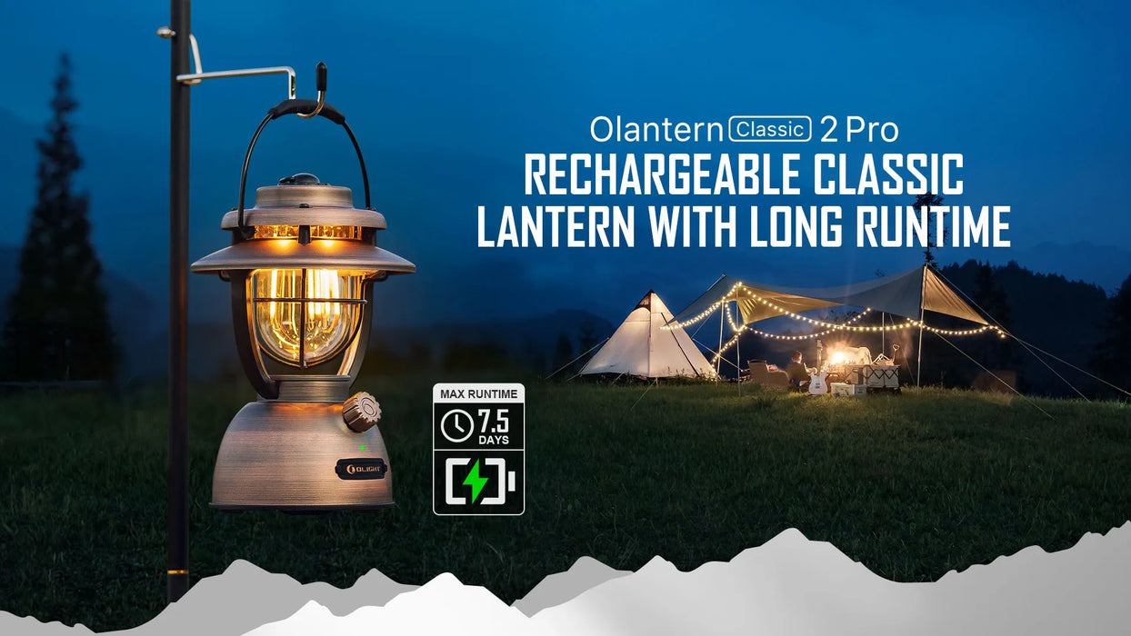 Olight Olantern Classic 2 Pro Clay Beige Camping Lantern (OLANTERNC2PROCLBG)