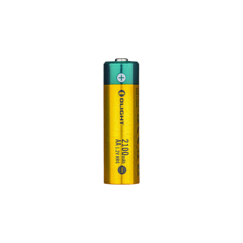 Olight AA Rechargeable Battery 8pcs/pack, 2100mAh/pc