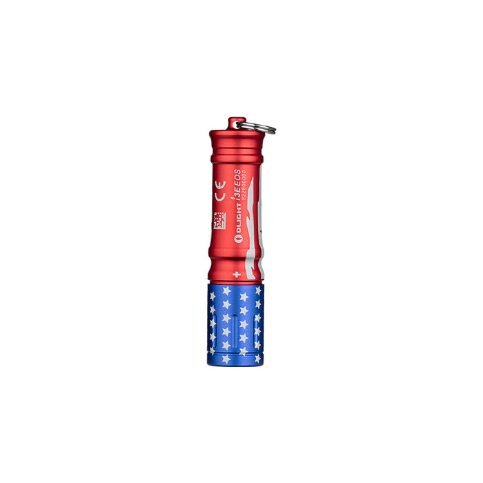 i3E EOS Keychain Flashlight Stars & Stripes Edition (I3ESTARSSTRIPES)
