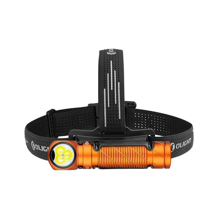 Perun 3 Headlamp 3000 Lumens White Light and Red Light Orange PERUN3OG