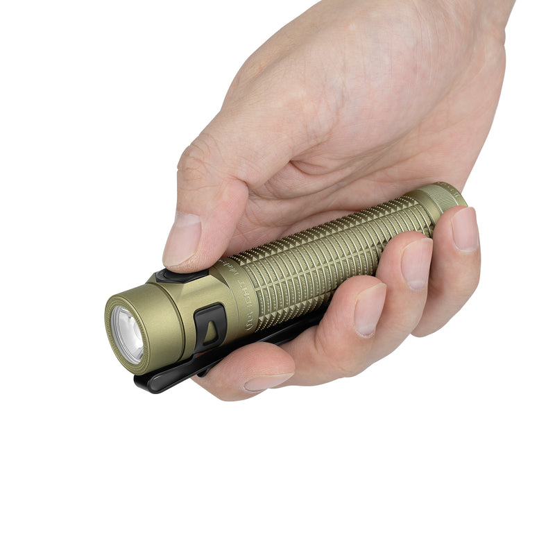 Olight Baton Ultra Olive Green: Dual Switch High Lumen Compact EDC Flashlight