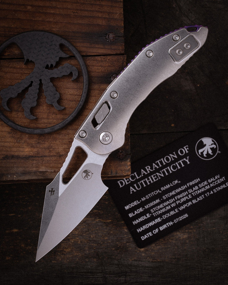 Microtech M-Stitch Ram-Lok Marfione Folding Knife [169MRL-10MS3]