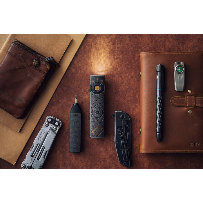 Olight Arkfeld Pro Class 3R CW LED EDC Flashlight Sootch Edition Stonewashed Ti Limited