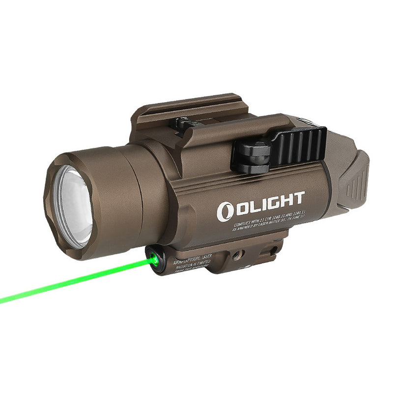 Olight Baldr Pro Desert Tactical Light & Green Laser (BALDRPRODT)