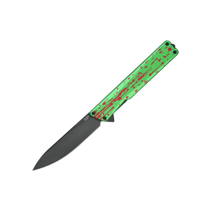 Olight AION Zombie Green Flipper Folding Pocket Knife Nitro‑V Steel (Ostap Hel Design)