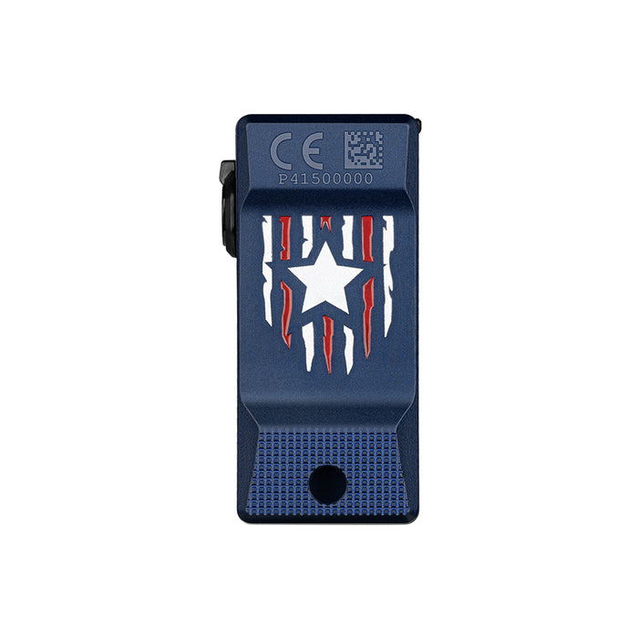 Oclip Ultra Stars & Stripes Edition Clip-On EDC Light with Flood, Spot, and UV Modes