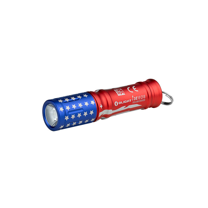 i3E EOS Keychain Flashlight Stars & Stripes Edition (I3ESTARSSTRIPES)