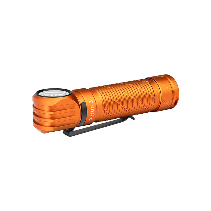 Perun 3 Headlamp 3000 Lumens White Light and Red Light Orange PERUN3OG