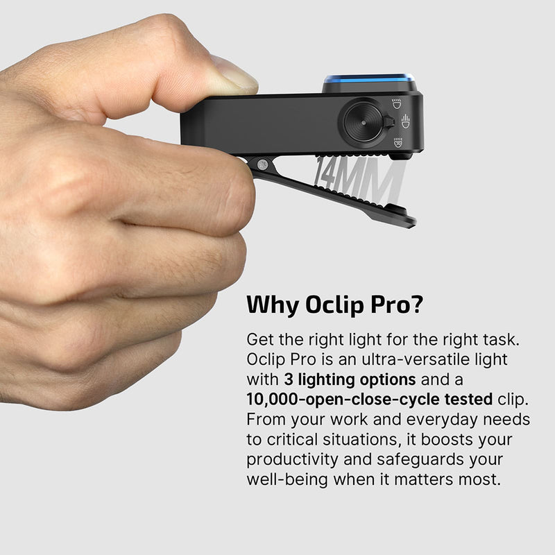 Olight Oclip Pro Black 2026 Horse Crest Edition