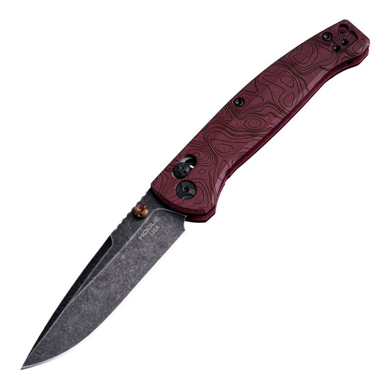 Hogue Mysto ABLE Lock Red Richlite Folding Knife [24452]