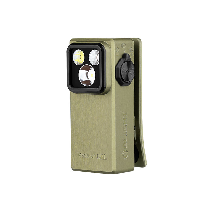 Olight Oclip Ultra Olive Green + BONUS: Oclip Ultra Patch Gift (B0DTG49MBC)