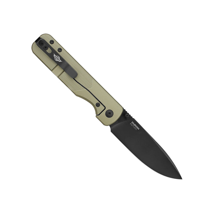 Olight Duron EDC Knife Olive Green O-Aluminum Handle Nitro-V Steel Blade