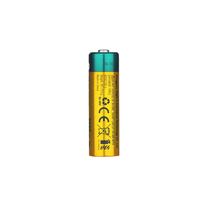 Olight AA Rechargeable Battery 8pcs/pack, 2100mAh/pc