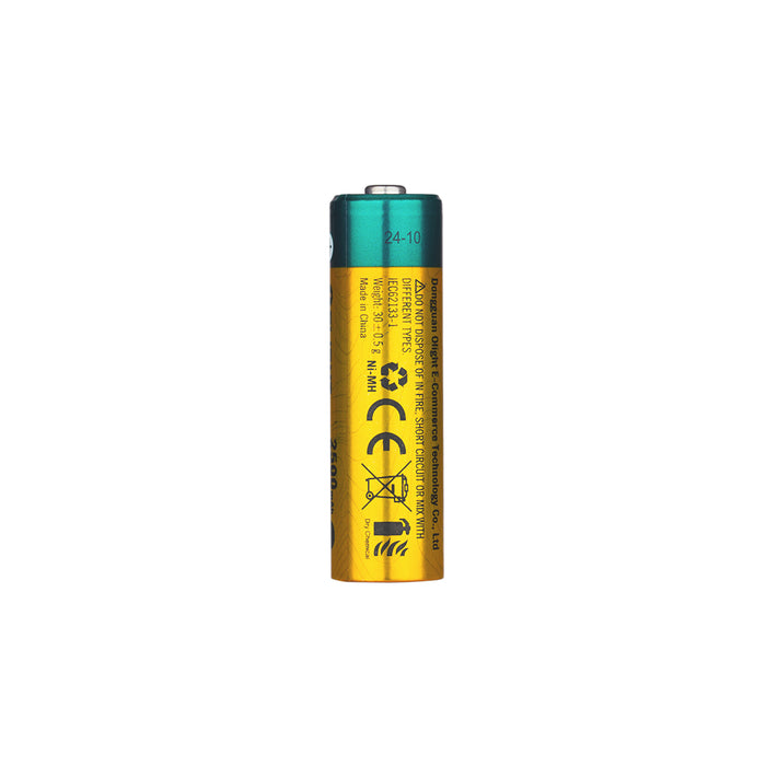 Olight AA Rechargeable Battery 8pcs/pack, 2100mAh/pc