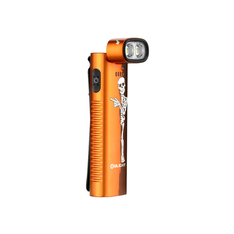 Olight Arkflex Adjustable Orange Skeleton EDC Flashlight (ARKFLEXOGSKT)