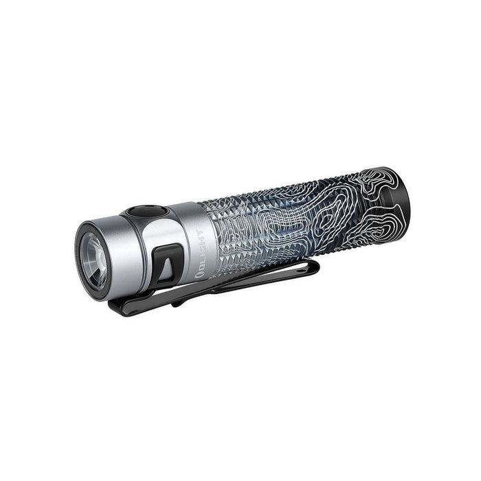 Olight Baton 3 Pro CW Light EDC Flashlight Silver Ridge Limited (BATON3PROSVRGCW)