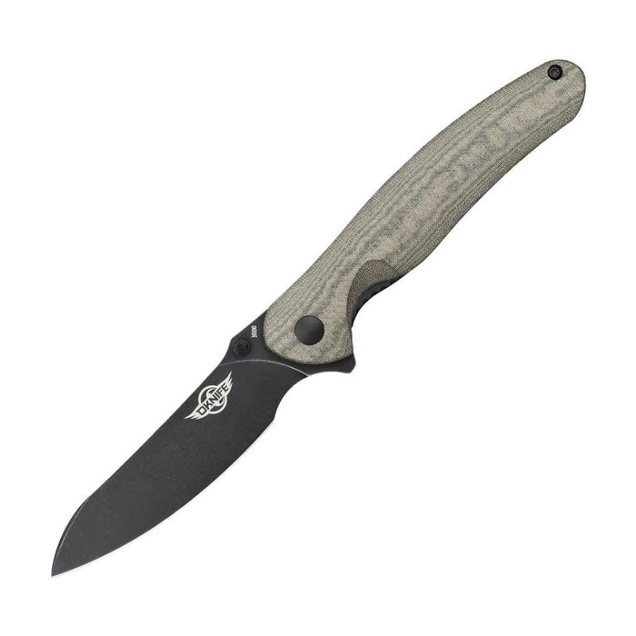 Olight Drever EDC Knife OD Green Micarta Handle N690 Steel Blade