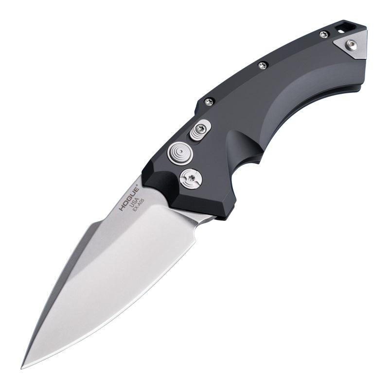 Hogue Auto Ex-A05 Button Lock Black Knife [34530]