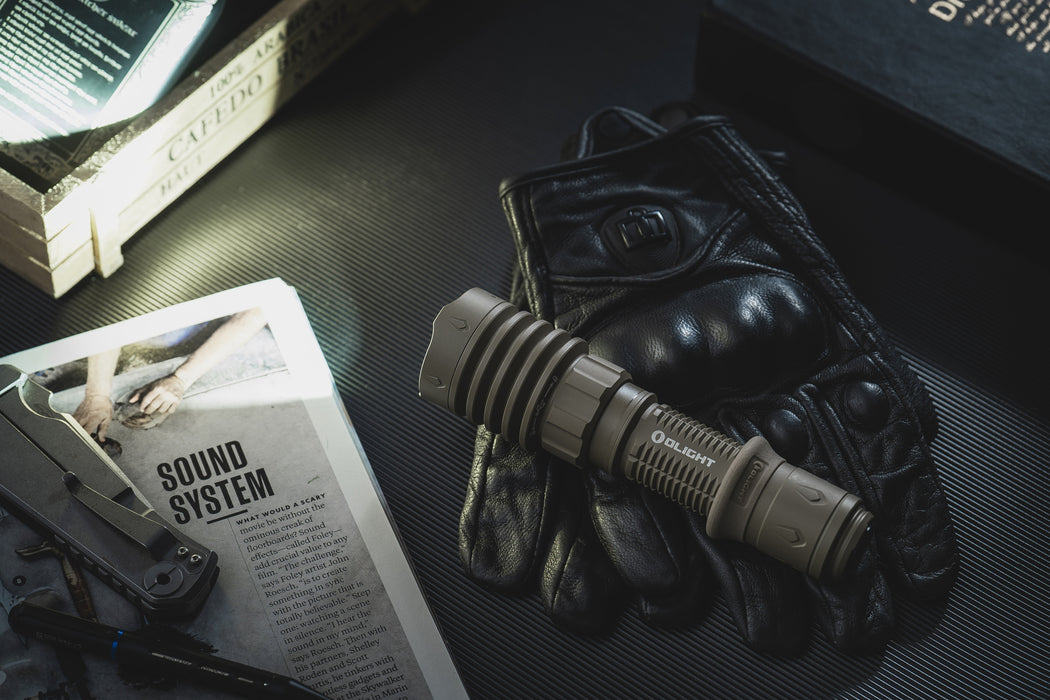 Olight Warrior X 4 Flat Dark Earth Tactical Flashlight (WARRIORX4FLDKET)
