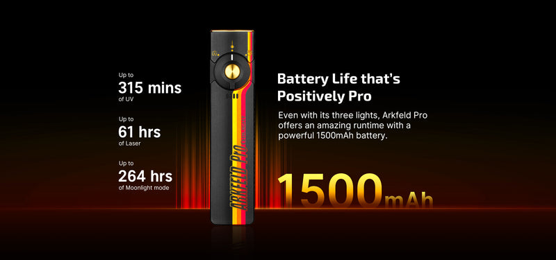 Olight Arkfeld Pro Class 3R CW LED EDC Flashlight Orange (ARKFELDPRO3ROG)