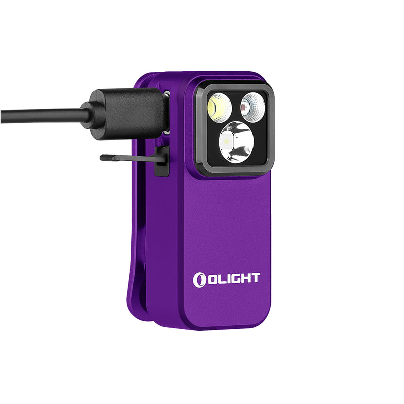 Olight Oclip Pro Clip ON Purple Flashlight (OCLIPPROPU)