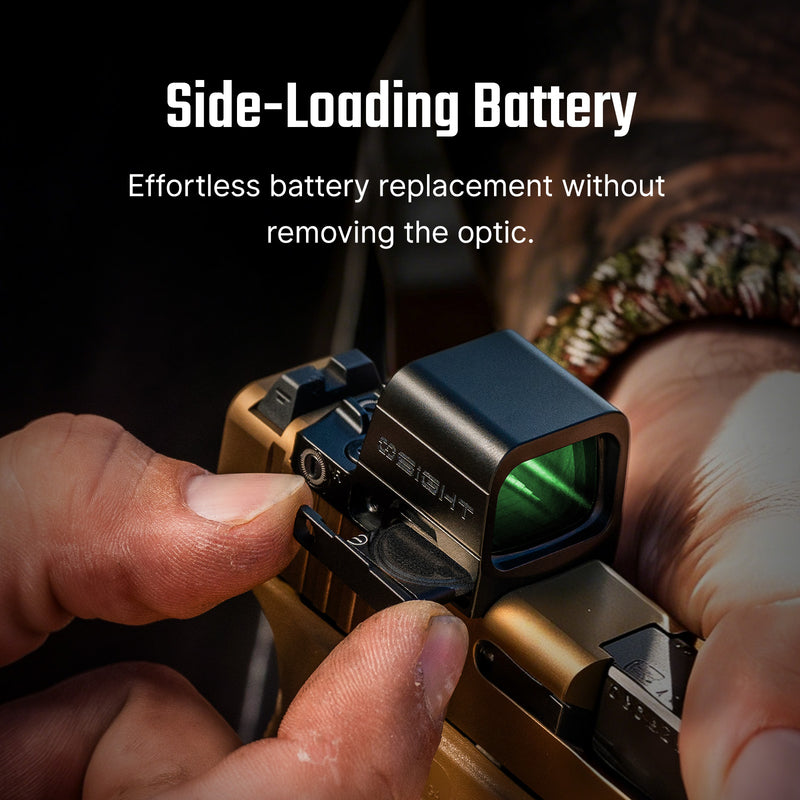 Olight Osight SE Enclosed Green Dot Optic 2 MOA Dot 32 MOA Circle + RMR to RMSc Adapter Plate Bundle
