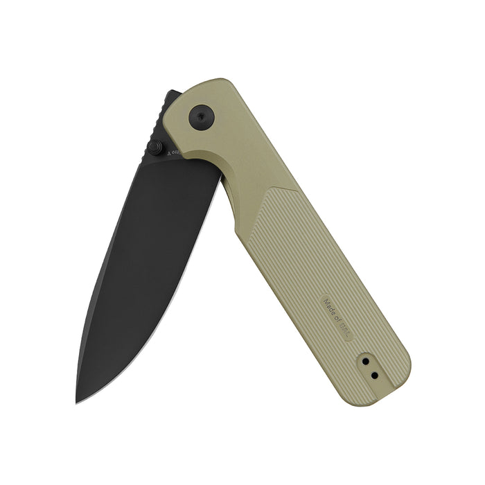 Olight Duron EDC Knife Olive Green O-Aluminum Handle Nitro-V Steel Blade