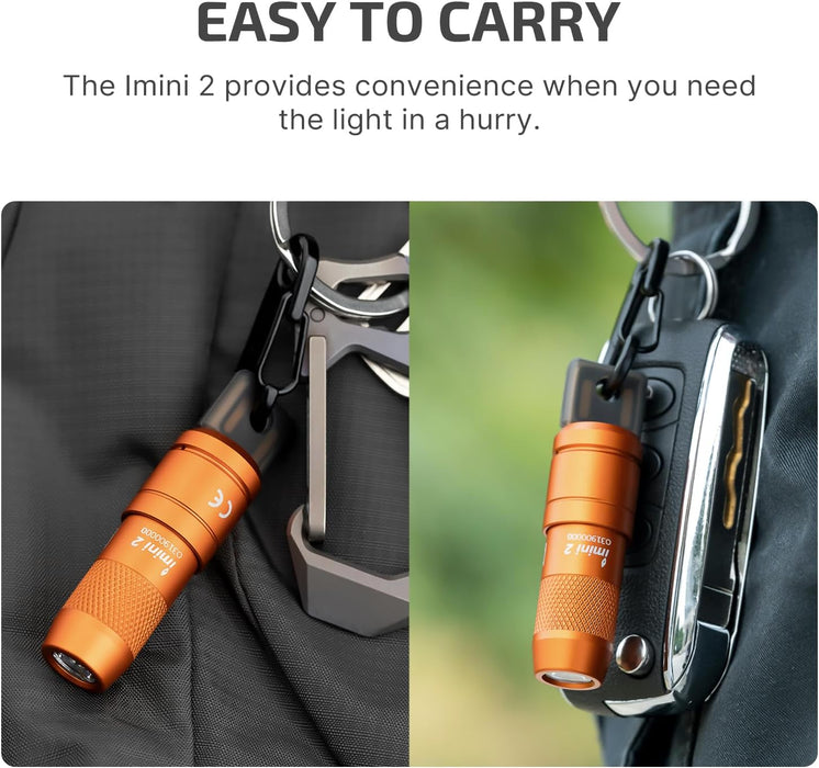 Olight imini 2 Rechargeable Mini Flashlight Orange