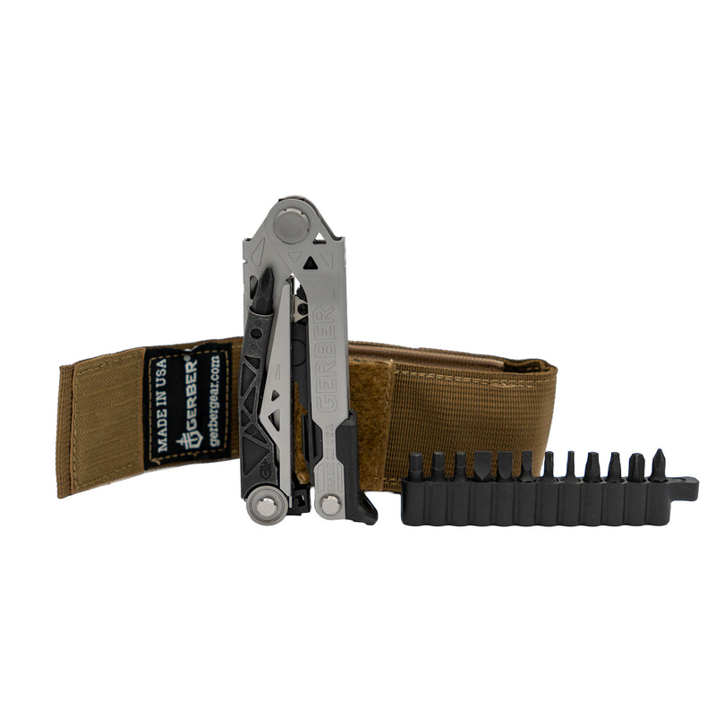 Gerber Center Drive Plus Bits Leather [30-001407N] Coyote Brown Berry-Compliant Sheath Multi-Tool