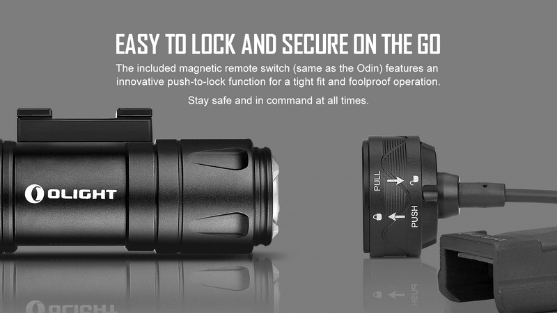 Olight Odin Mini Black Tactical Flashlight (ODINMINIBK)