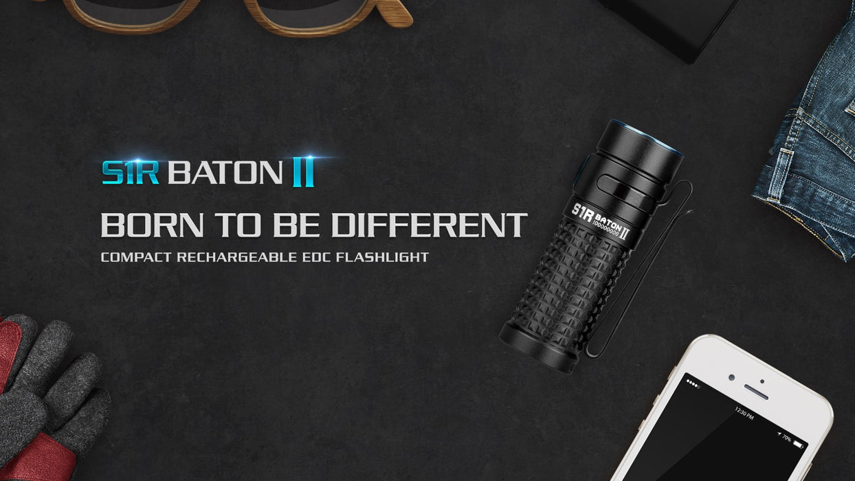 Olight S1R Baton II EDC Light (S1RIIBK)