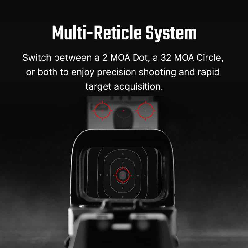 Olight Osight SE Enclosed Red Dot Optic 2 MOA Dot 32 MOA Circle RMSc Footprint Black