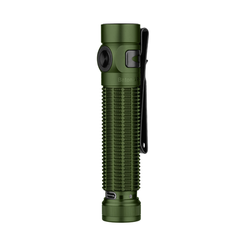 Olight Baton 4 Pro OD Green CW EDC Flashlight - 1600 Lumens USB-C